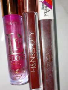 Set of 3 Liquid Lipsticks matte+glossy