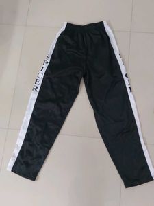 Aesthetic Black Track Pants with Side Stripes