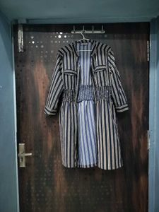 A short casual dress for occasional outing wear