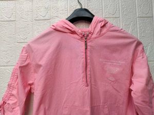 Korean Pintrest Pink Lightweight Hooded Jacket