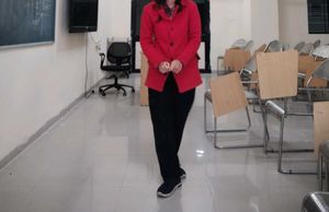 Red Button-Down Coat