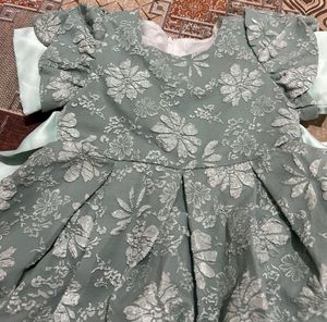 Beautiful Brocade Floral Dress