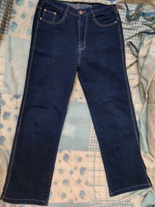 Classic Dark Wash Denim Jeans