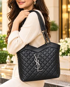 YSL PREMIUM QUILTED TOTE HANDBAG 👜✨