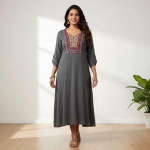 Ethnic Embroidered Dress