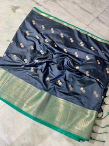 Elegant Soft Silk Allover Booti Saree