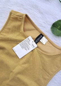 H&amp;M Glittery Drawstring Dress