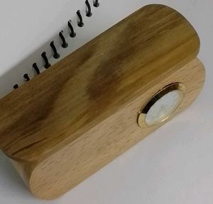 Wooden Desk Pen stand with Roman Numerals