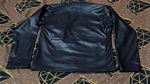 Chic Black Faux Leather Jacket