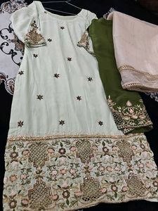 Elegant Embroidered Salwar Kameez Suit
