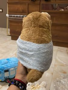 Cute Otter Plush Toy with Donut