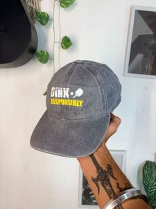 Grey "Gink Responsibly" Cap