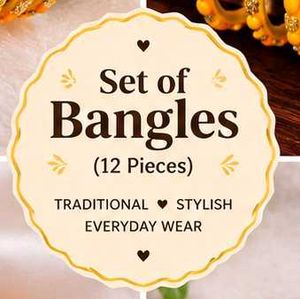 💛 Beautiful Yellow Bangles Set 💛