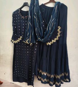 Garara Kurta Dupatta Set For Girls And Women