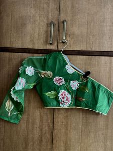 Stunning Green Floral Blouse