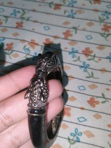 Original Antique Animal Head Kada Bracelet | State