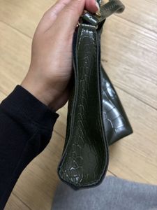 Chic Dark Green Handbag