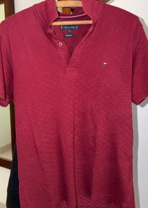 Tommy Hilfiger Men's Red Polo Shirt