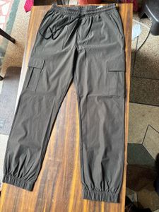 Gray Casual Pants