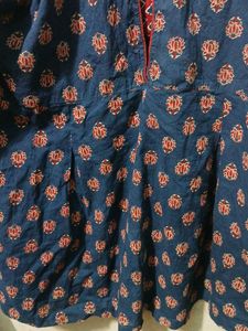 Blue Printed Kurta