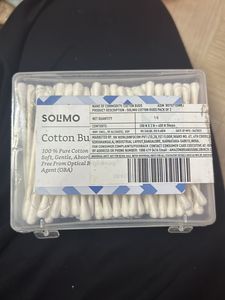 Solimo Cotton Buds Pack used