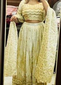 Designer Choli Set wedding lehanga bride skirt top