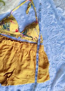 Sunny Yellow Floral Bikini set👍😍