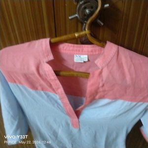 Light Blue &amp; Pink Kurta