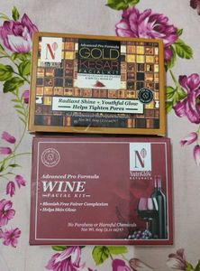 NutriGlow Facial Kits - Gold Kesar & Wine