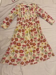 Beautiful Floral Print Kurta