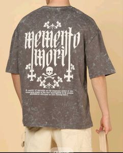 Shein Men Drop Shoulder Typographic Back Print Cre