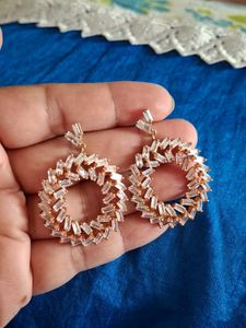 Sparkling Hoop Earrings