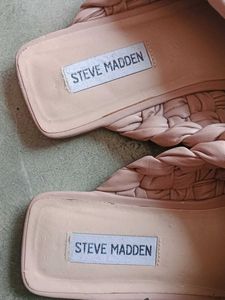 STEVE MADDEN Mules Open Square Toe Flat