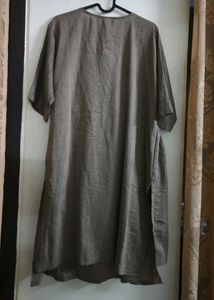 Beige Brown Gharara Set.