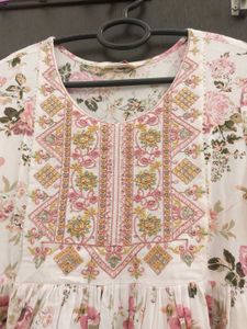 combo set of 2 cotton Print flared kurta