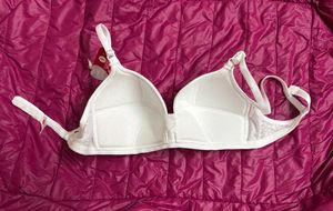 🆕Bodycare Lace Cotton White Bralette