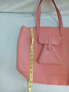 DressBerry Peach Coloured Tote Bag