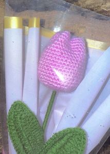 tulip crochet bouquet🧶