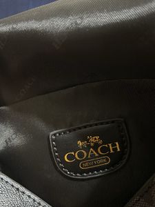 Coach Signature Monogram Shoulder Bag