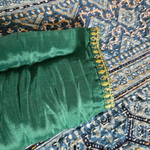 Elegant Green Silk Kurta Set