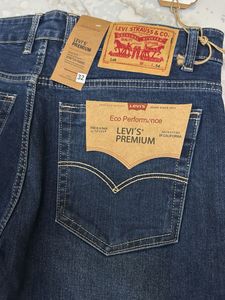 Classic Dark Wash Denim Jeans