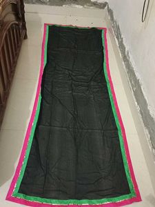 Elegant Pink &amp; Black Anarkali Suit