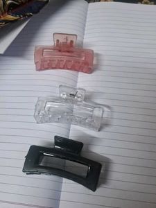 Set of 3 Hair Claw Clips