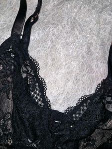 Black Lace Bra