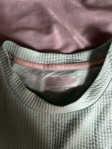 Aqua Waffle kappa tee