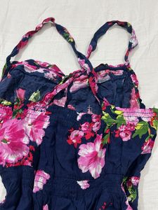 Navy Floral Sundress