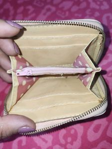 Cute Pink Bow Coin Pouch