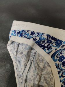 Blue Floral Briefs