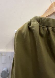Winter Olive Green Comfortable Trousers