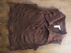 Sleeveless Cropped Polo Top